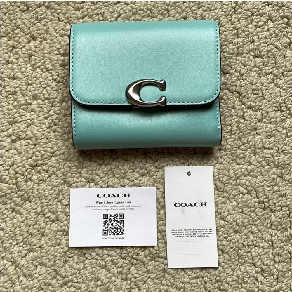 Coach Blue Leather Wallet - Picture 12 of 16
